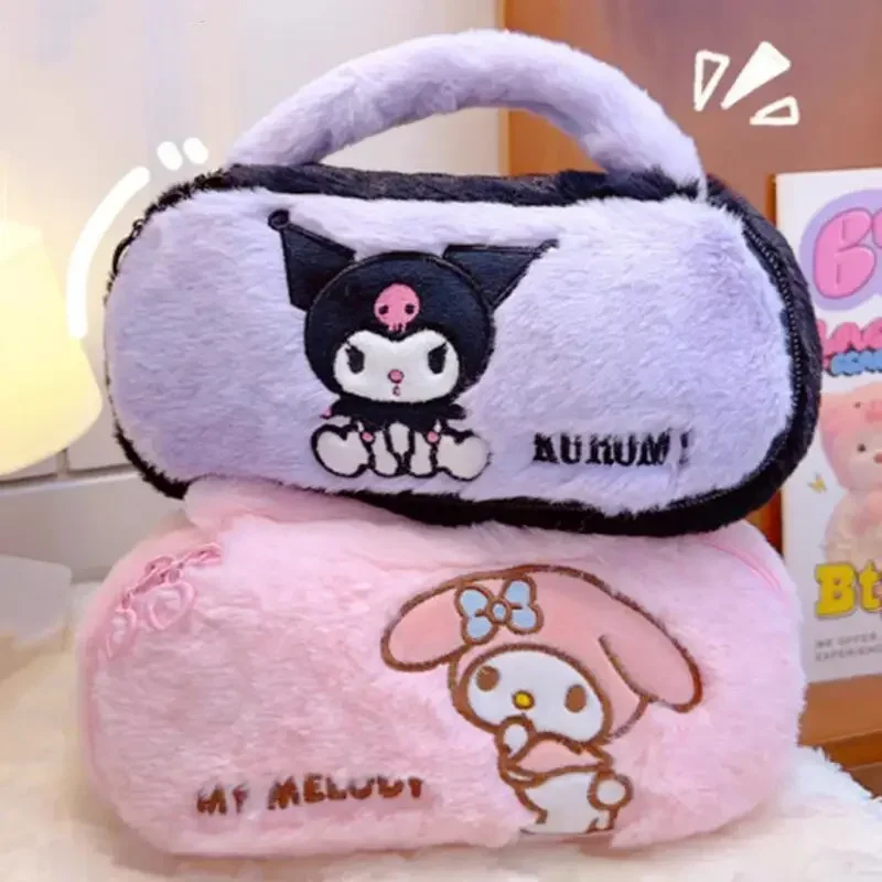 Sanrio Hello Kitty Pencil Case Anime Cartoon Cute Kuromi Kawaii Plush Stationery Bag Handbag Girl&Child Holiday Gifts
Sanrio Hello Kitty Pencil Case Anime Cartoon Cute Kuromi Kawaii Plush Stationery Bag Handbag Girl&Child Holiday Gifts