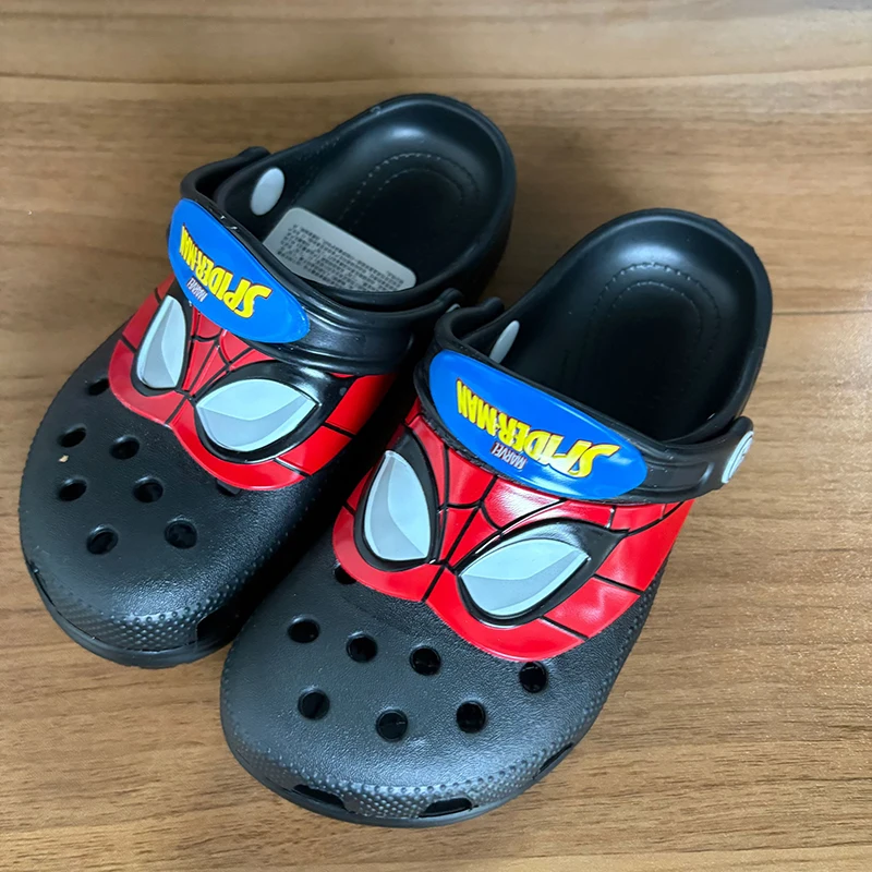 Spider-Man Cartoon Black Superhero Outdoor Sandals Solid Waterproof Slippers Breathable Eva Parent-Child Hole Shoes Xmas Gift
Spider-Man Cartoon Black Superhero Outdoor Sandals Solid Waterproof Slippers Breathable Eva Parent-Child Hole Shoes Xmas Gift