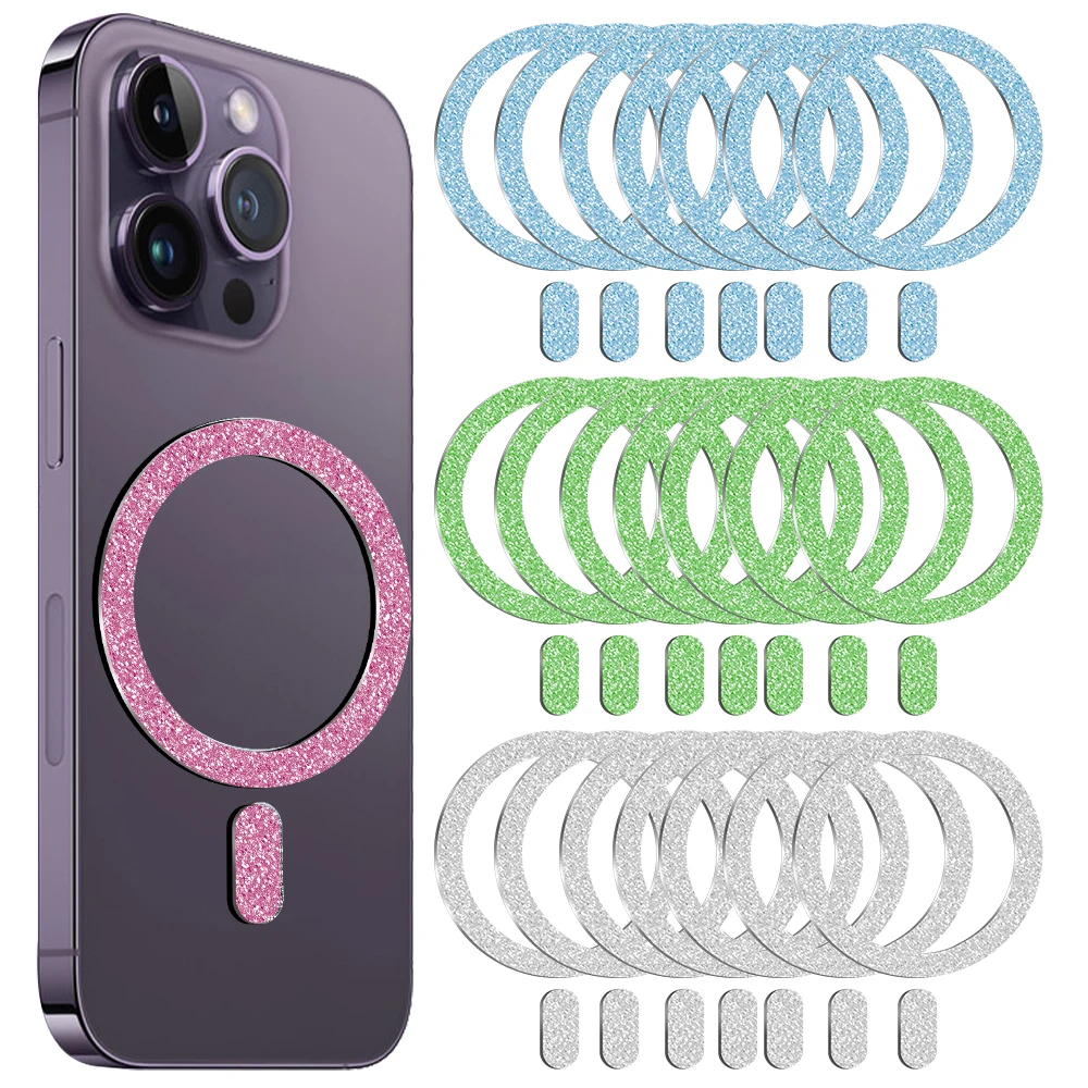 Новое ультратонкое блестящее магнитное металлическое кольцо для Magsafe iPhone 15 14, Samsung S24, Xiaomi, магнитный держатель для листа, аксессуары
Новое ультратонкое блестящее магнитное металлическое кольцо для Magsafe iPhone 15 14, Samsung S24, Xiaomi, магнитный держатель для листа, аксессуары
