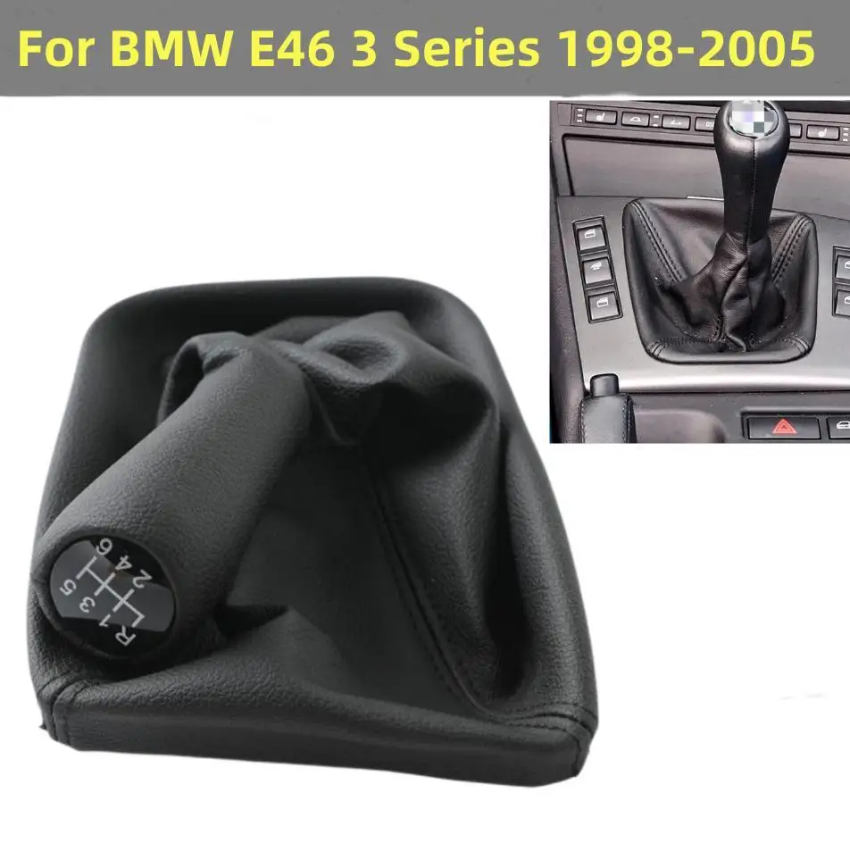 5/6 Speed Gear Shift Knob Leather Gaitor Boot For BMW E46 316i 318i 320i 323i 328i 330i 1998 1999 2000 2001 2002 2003 2004 2005
5/6 Speed Gear Shift Knob Leather Gaitor Boot For BMW E46 316i 318i 320i 323i 328i 330i 1998 1999 2000 2001 2002 2003 2004 2005