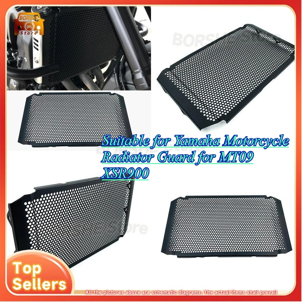 Suitable for Yamaha Motorcycle Radiator Guard for MT09 XSR900 Radiator Mesh Protector 
Suitable for Yamaha Motorcycle Radiator Guard for MT09 XSR900 Radiator Mesh Protector