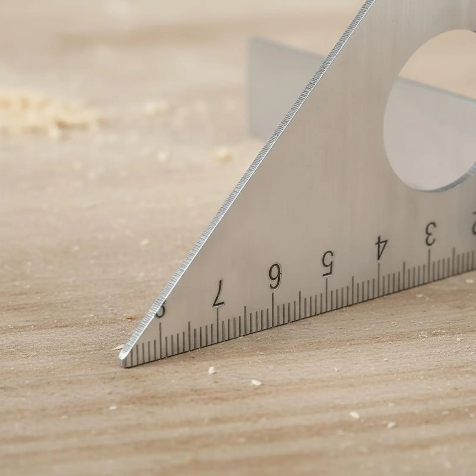 3D Angle Ruler Thickened Woodworking Protractor Woodworking Triangle Ruler High Precision 45 90 Degree Square Anodized Surface
3D Angle Ruler Thickened Woodworking Protractor Woodworking Triangle Ruler High Precision 45 90 Degree Square Anodized Surface