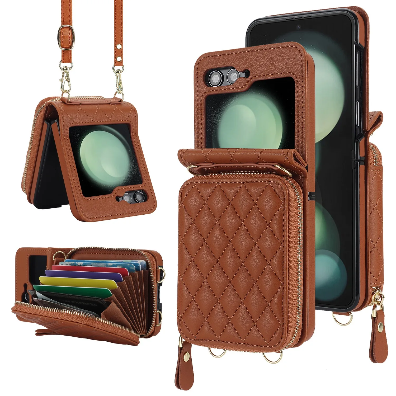 Elegant Phone Bag Case for Samsung Galaxy Z Flip 5 4 3 Handbag Shoulder Bag Luxury Brand Designer Female Small Crossbody Purse
Elegant Phone Bag Case for Samsung Galaxy Z Flip 5 4 3 Handbag Shoulder Bag Luxury Brand Designer Female Small Crossbody Purse
