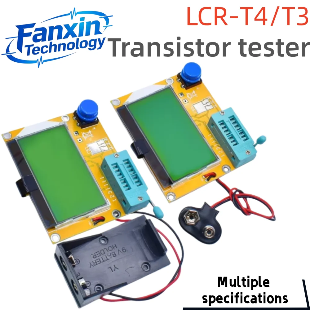 High Quality Brand New LCR-T3 T4 ESR Meter Transistor Tester Diode Triode Capacitance SCR Inductance MOS PNP NPN
High Quality Brand New LCR-T3 T4 ESR Meter Transistor Tester Diode Triode Capacitance SCR Inductance MOS PNP NPN