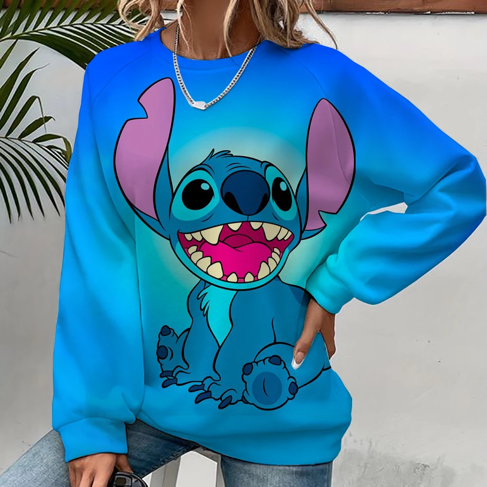 Women's Disney Stitch print Long Sleeve Sweatshirt Vintage Korean Harajuku Y2k Aesthetic Oversize Graffiti Print Pullover 2000s
Women's Disney Stitch print Long Sleeve Sweatshirt Vintage Korean Harajuku Y2k Aesthetic Oversize Graffiti Print Pullover 2000s