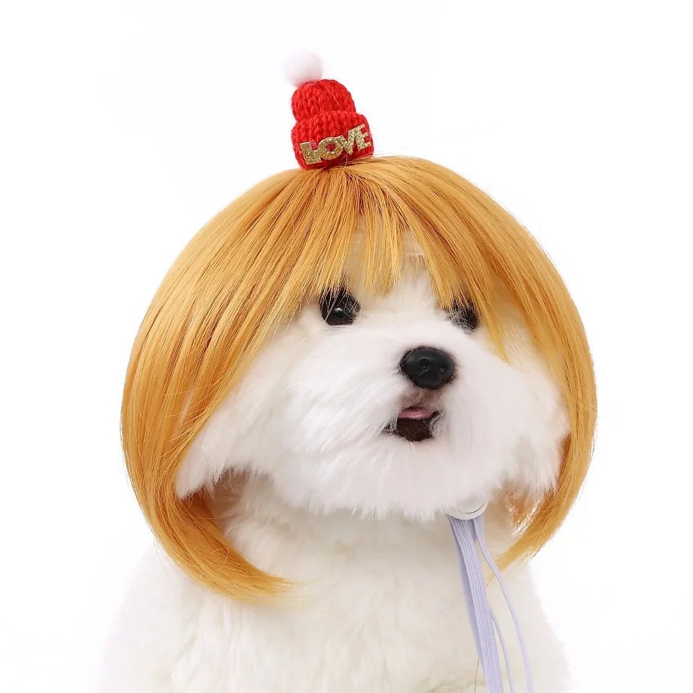 Pet Wig Dog Cat Wig Cosplay Props Creative Funny Curly Hair for Dog Cat Pet Decoration Supplies
Pet Wig Dog Cat Wig Cosplay Props Creative Funny Curly Hair for Dog Cat Pet Decoration Supplies