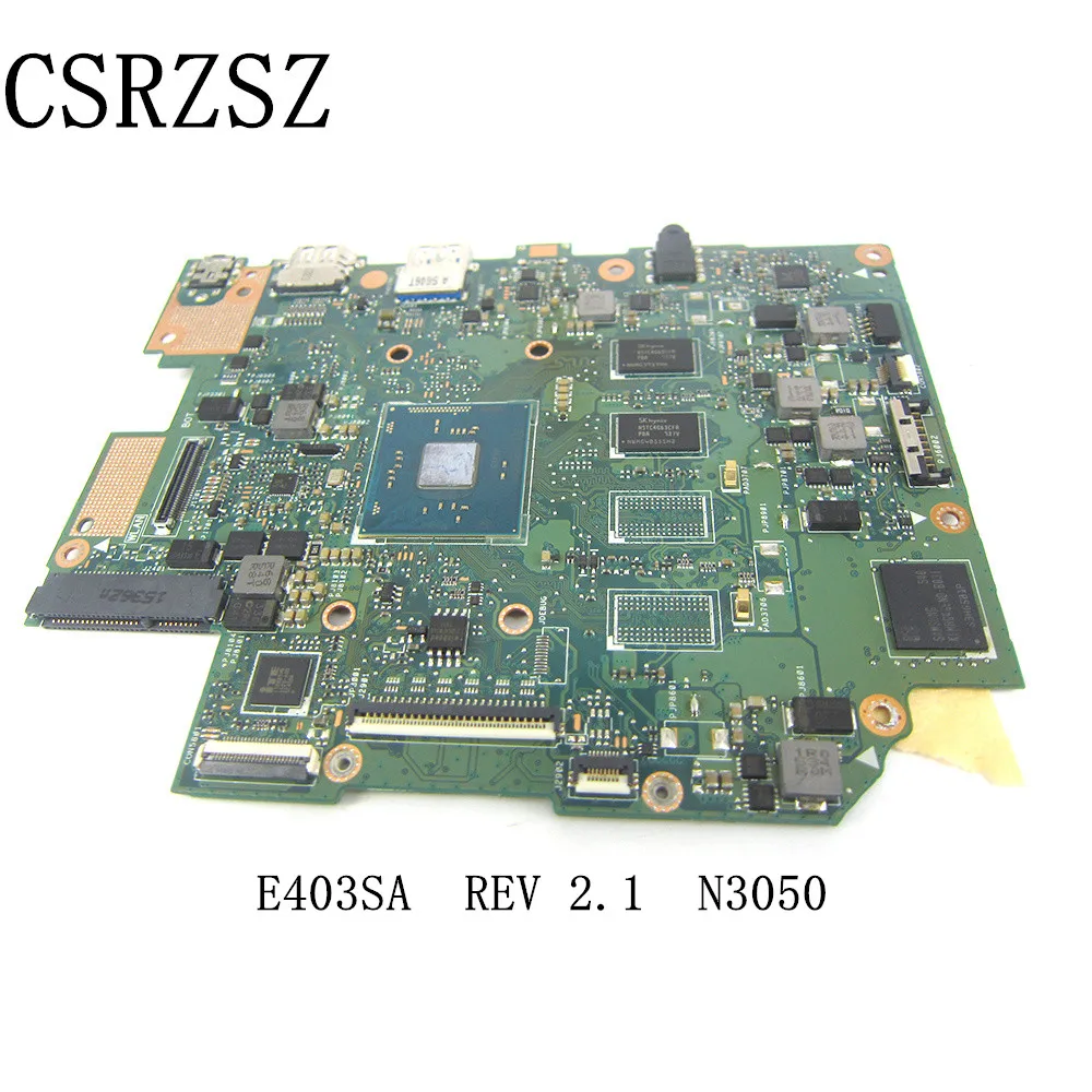 Оригинальная материнская плата для ноутбука ASUS, материнская плата E403SA REV 3. 0 N3050, процессор протестирован хорошо
Оригинальная материнская плата для ноутбука ASUS, материнская плата E403SA REV 3. 0 N3050, процессор протестирован хорошо