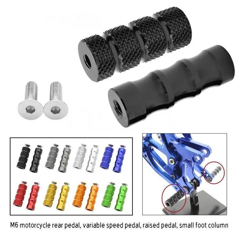 M6 Universal Motorcycle Foot Pegs CNC Aluminum Alloy Shift Brake Pedal Footrest For Motorbike Scooter ATV Modification
M6 Universal Motorcycle Foot Pegs CNC Aluminum Alloy Shift Brake Pedal Footrest For Motorbike Scooter ATV Modification
