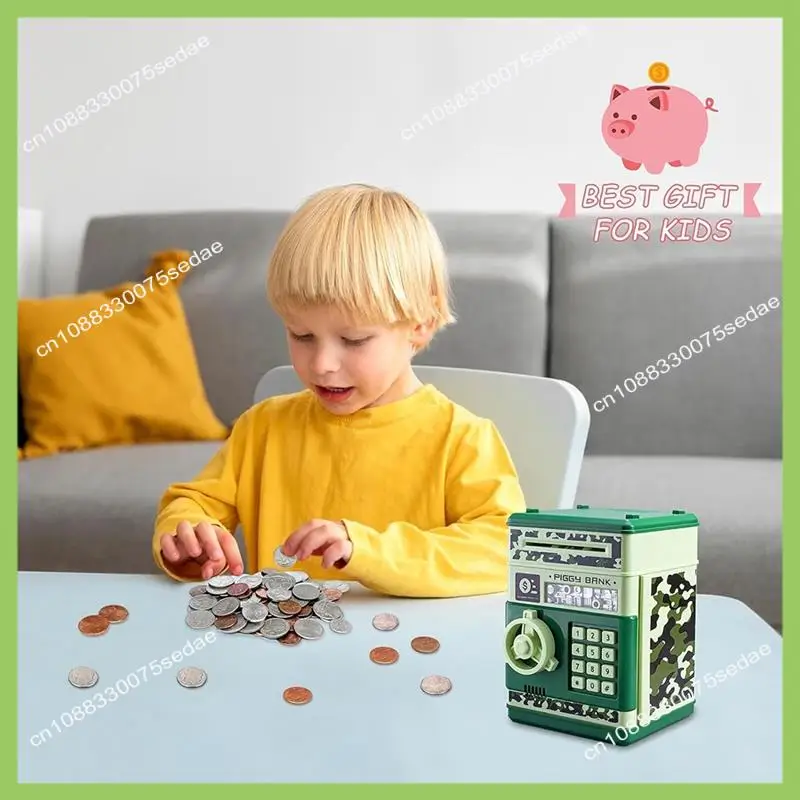 Y19A Банковская копилка для банкоматов для мальчиков и девочек, копилка для банкоматов с паролем, для взрослых с автоматическим захватом, слот для купюр, зеленая Dura
Y19A Банковская копилка для банкоматов для мальчиков и девочек, копилка для банкоматов с паролем, для взрослых с автоматическим захватом, слот для купюр, зеленая Dura