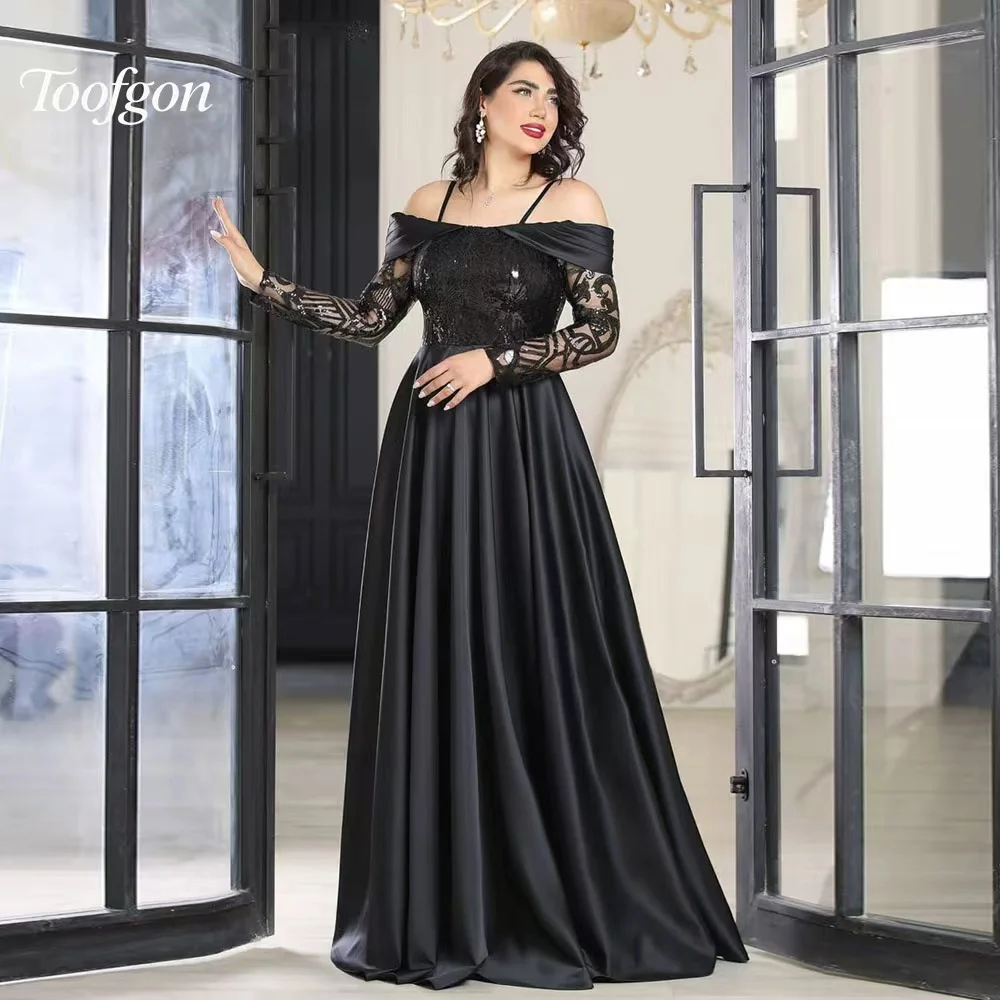Toofgon Классические черные платья для выпускного вечера Милая кружевная атласная тонкая бретелька Robe De Soirée с прозрачными рукавами Vestidos по индивидуальному заказу
Toofgon Классические черные платья для выпускного вечера Милая кружевная атласная тонкая бретелька Robe De Soirée с прозрачными рукавами Vestidos по индивидуальному заказу