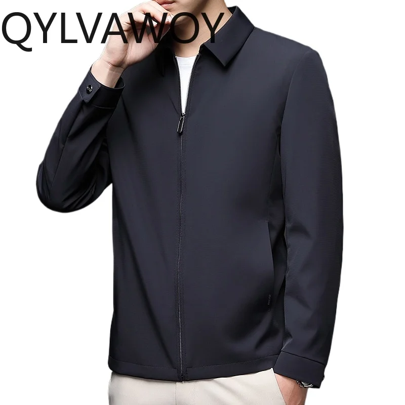 QYLVAWOY Man Jacket Spring Autumn Man Clothing Jackets Lapel Jackets for Man Long Sleeve Coat Business Casual Jaqueta Masculina
QYLVAWOY Man Jacket Spring Autumn Man Clothing Jackets Lapel Jackets for Man Long Sleeve Coat Business Casual Jaqueta Masculina