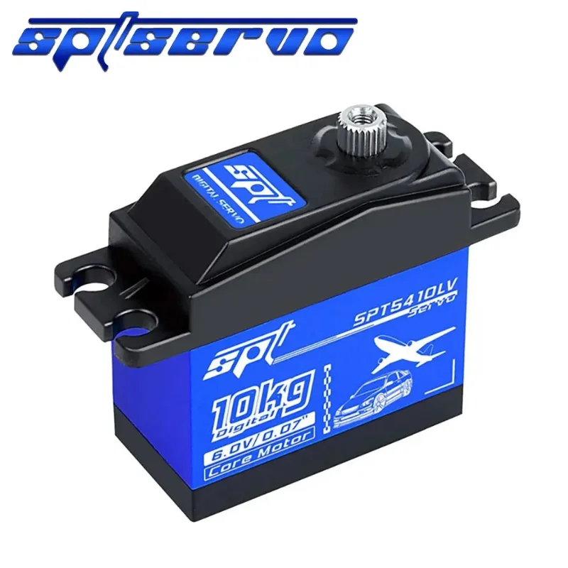 SPT 5410LV 180 10kg Metal Gear Standard Digital Servo For RC Car FPV drones 1:10 1:12 Fix-wing Robot Fixed wing aircraft
SPT 5410LV 180 10kg Metal Gear Standard Digital Servo For RC Car FPV drones 1:10 1:12 Fix-wing Robot Fixed wing aircraft
