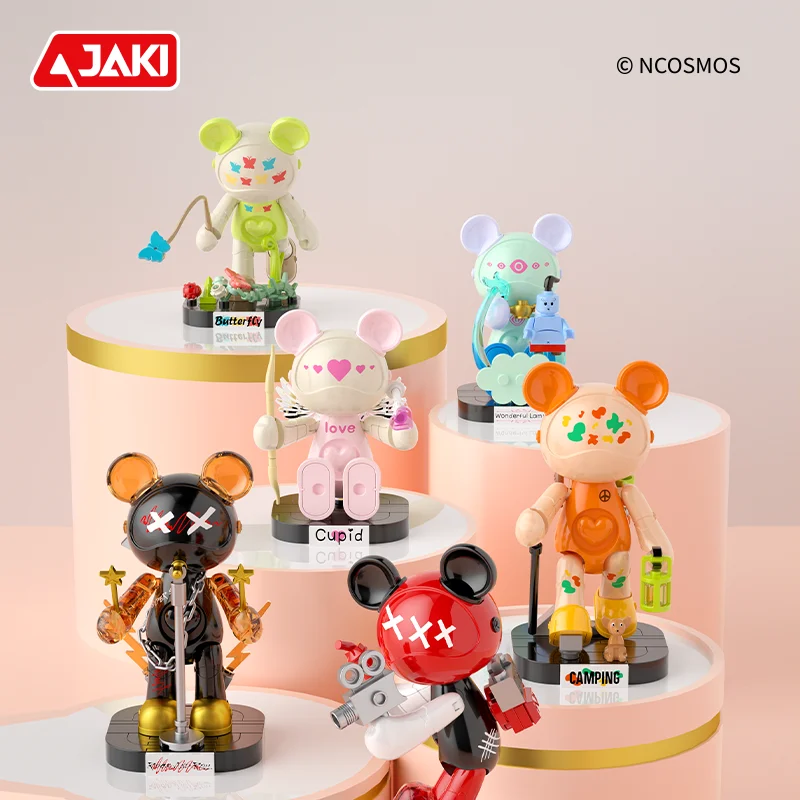 JK-6258blind box Magic Interstellar Bear building blocks small particle educational toy model assembled children's toy gifts
JK-6258blind box Magic Interstellar Bear building blocks small particle educational toy model assembled children's toy gifts
