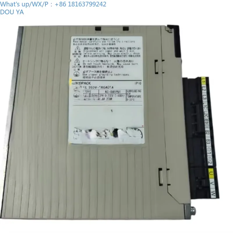 100% and Brand New SGDV-1R6A01A Servo Driver With One Year Warranty
100% and Brand New SGDV-1R6A01A Servo Driver With One Year Warranty