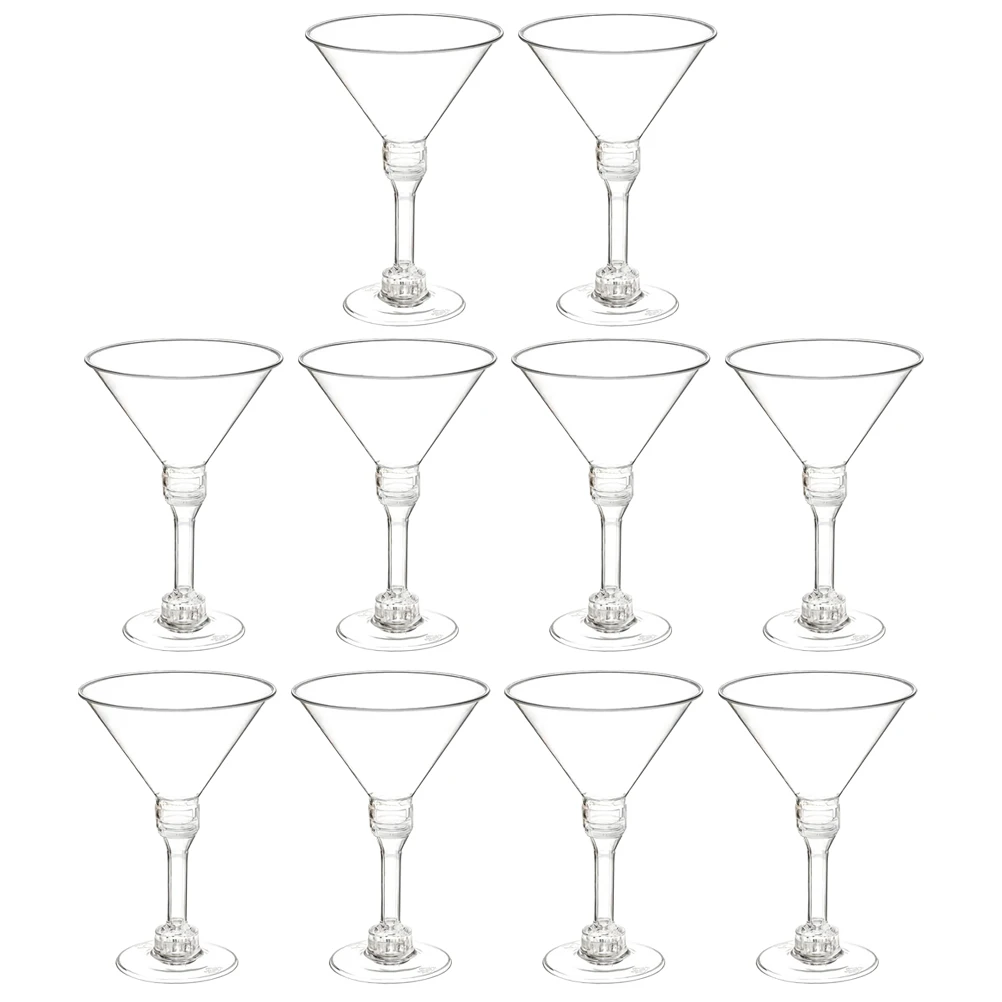 10 Pcs Tall Cocktail Glass Clear Party Cups Ice Cream Stemless Transparent Plastic Goblets
10 Pcs Tall Cocktail Glass Clear Party Cups Ice Cream Stemless Transparent Plastic Goblets