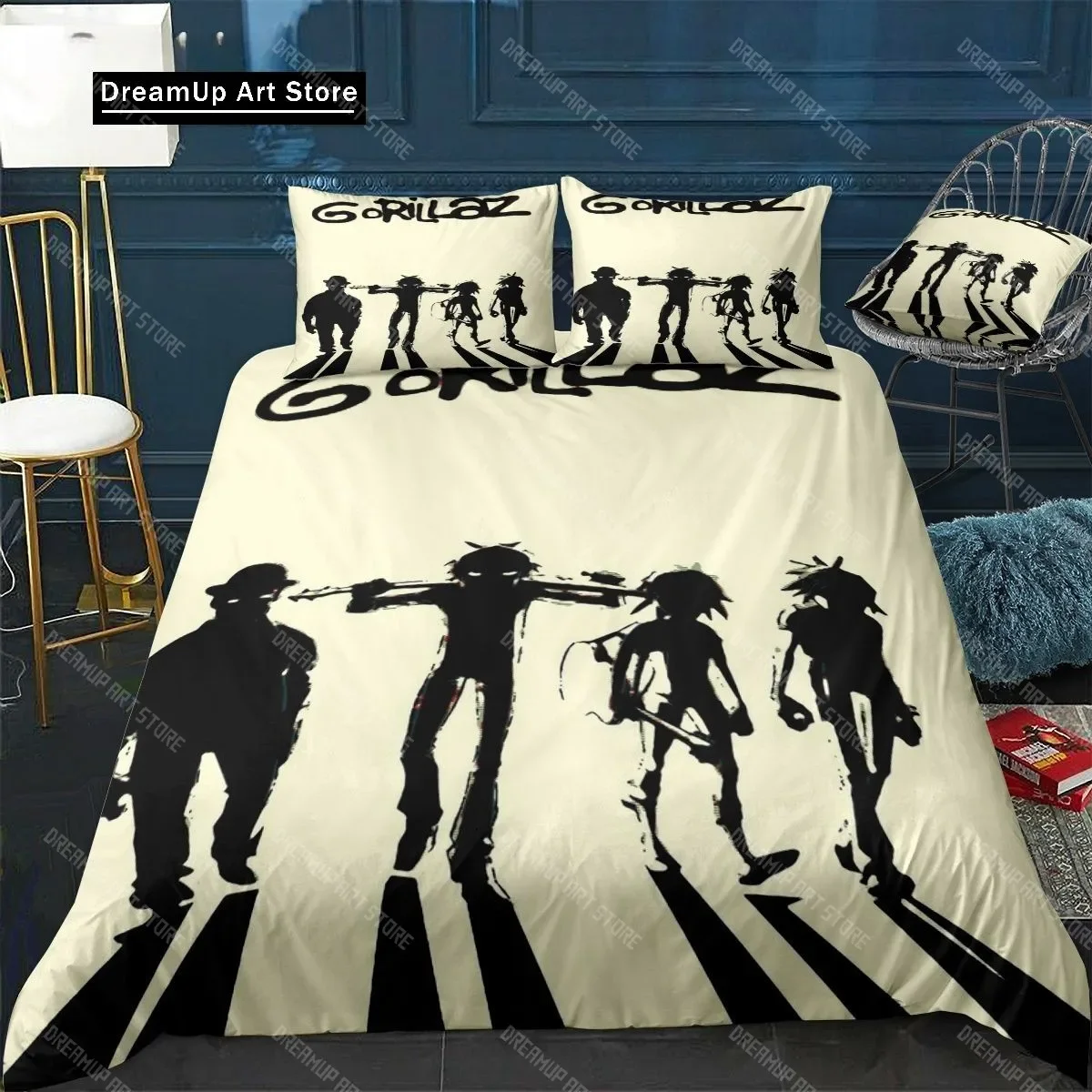 Комплект постельного белья Music Band Gorillaz, аниме, пододеяльники, двуспальная кровать, двойное постельное белье, пододеяльник, детский комплект постельного белья с героями мультфильмов для дома
Комплект постельного белья Music Band Gorillaz, аниме, пододеяльники, двуспальная кровать, двойное постельное белье, пододеяльник, детский комплект постельного белья с героями мультфильмов для дома