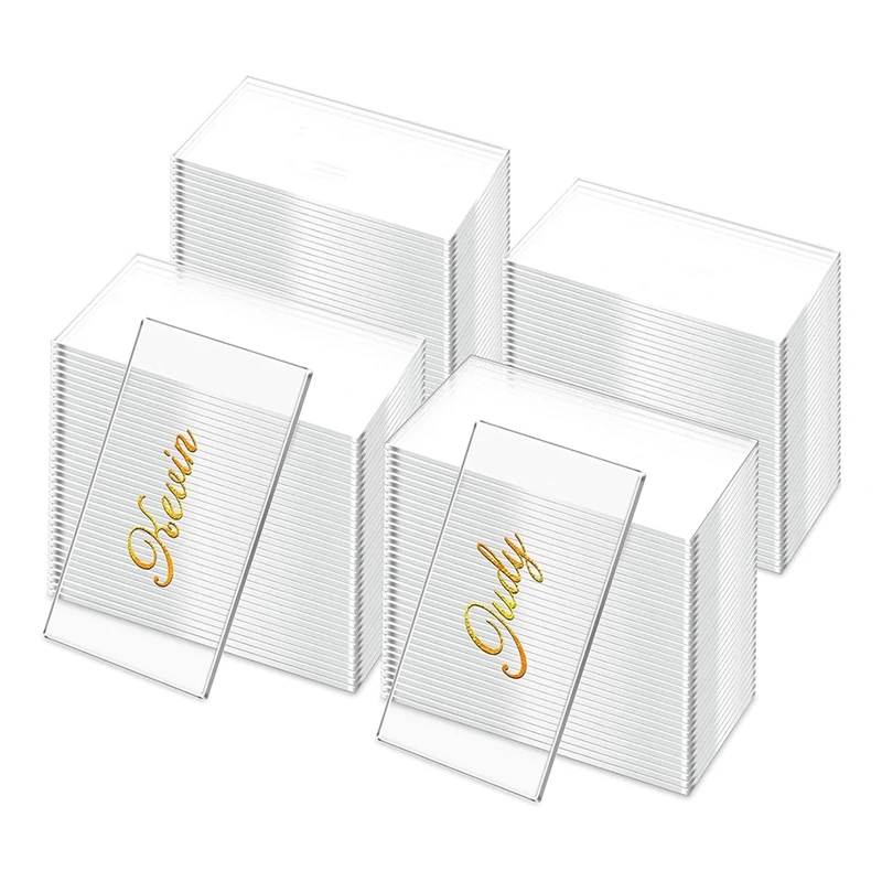 New-120Pc Clear Acrylic Place Cards Acrylic Table Number Card Blank Acrylic Name Plate For Wedding DIY Table Setting Banquet
New-120Pc Clear Acrylic Place Cards Acrylic Table Number Card Blank Acrylic Name Plate For Wedding DIY Table Setting Banquet