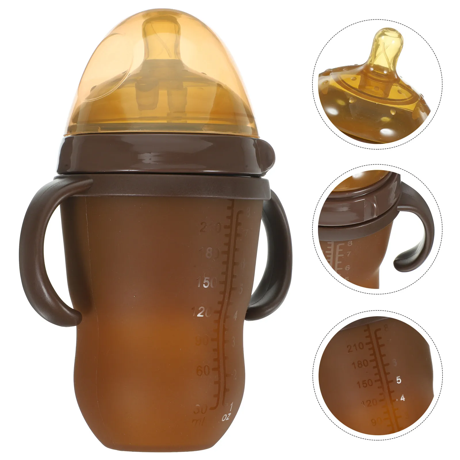 Силиконовая бутылочка для кормления младенцев с широким горлышком, 1 шт., с прозрачной шкалой, портативная, легко моется
Силиконовая бутылочка для кормления младенцев с широким горлышком, 1 шт., с прозрачной шкалой, портативная, легко моется