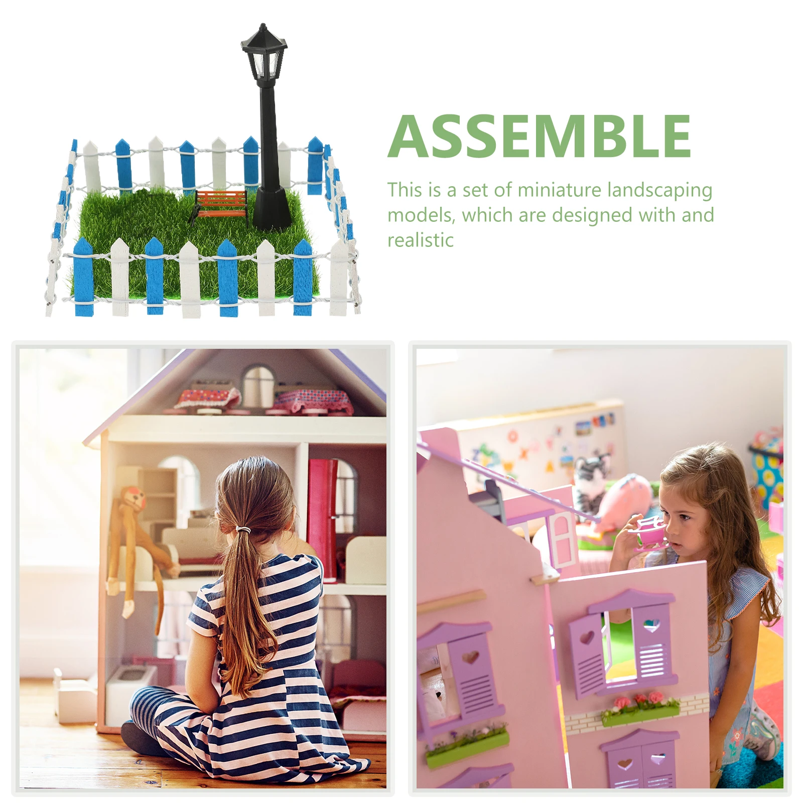 7 PCS Decorations Chair Ornaments Miniature Lawn Simulated Model Green 
7 PCS Decorations Chair Ornaments Miniature Lawn Simulated Model Green