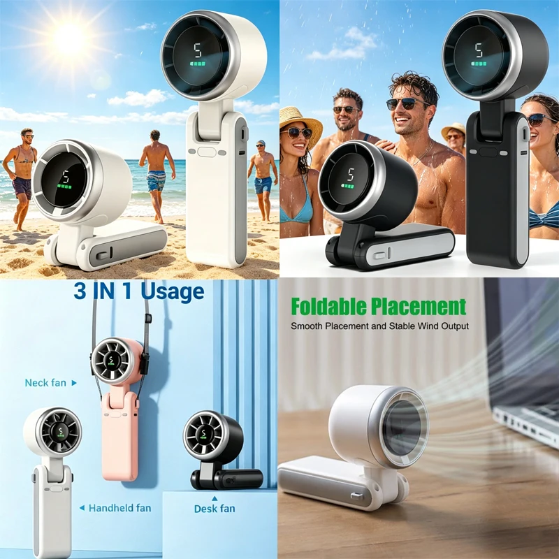 3-in-1 Fan, 5-speed, 3600mAh Rechargeable/* Lithium Battery, USB Charging, New Portable /Handheld Travel Mini Fan In Stock
3-in-1 Fan, 5-speed, 3600mAh Rechargeable/* Lithium Battery, USB Charging, New Portable /Handheld Travel Mini Fan In Stock