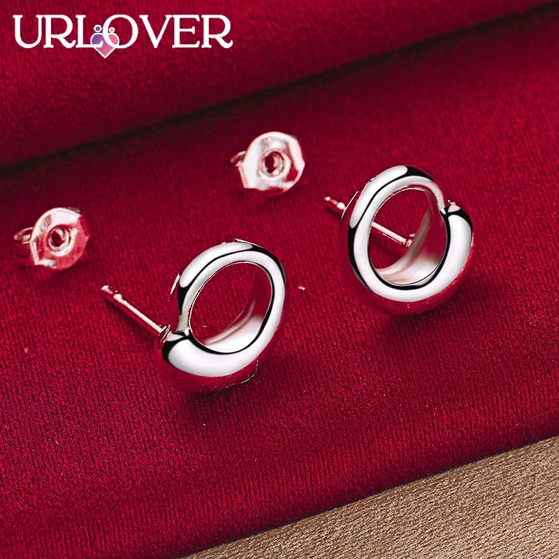 URLOVER 925 Sterling Silver Earring For Woman Water Droplet Stud Earrings Lady Fashion Party Birthday Wedding Charm Jewelry Gift
URLOVER 925 Sterling Silver Earring For Woman Water Droplet Stud Earrings Lady Fashion Party Birthday Wedding Charm Jewelry Gift