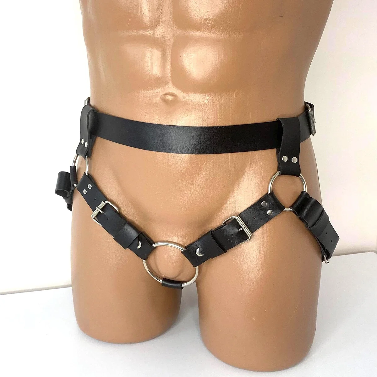 Мужской модный ремень-шлейка – регулируемые пряжки, металлические кольца, искусственная кожа, нагрудный ремень, для выступлений на сцене, клубная одежда
Мужской модный ремень-шлейка – регулируемые пряжки, металлические кольца, искусственная кожа, нагрудный ремень, для выступлений на сцене, клубная одежда