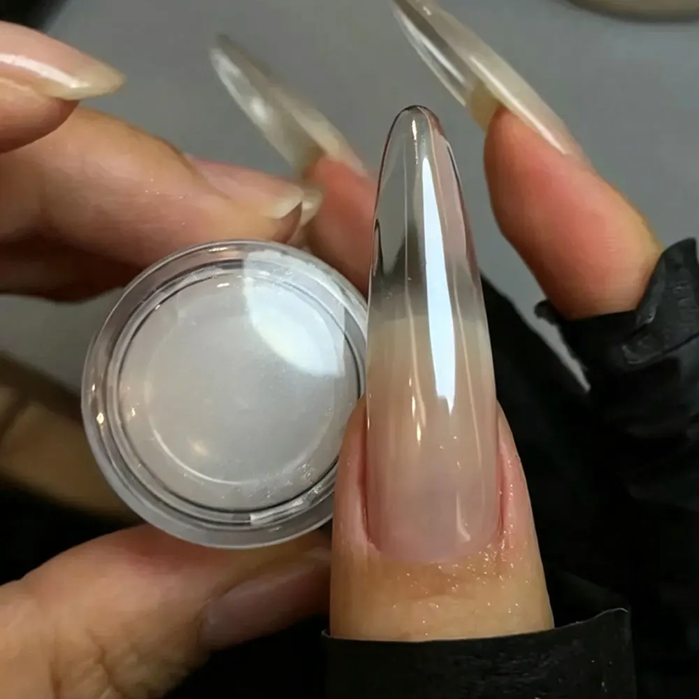 1jar High Gloss Plating Nail Powder Bright White Mirror Effect Nail Art Pigment Moonlight Nail Rubbing Dust Nail Decora 0.3g
1jar High Gloss Plating Nail Powder Bright White Mirror Effect Nail Art Pigment Moonlight Nail Rubbing Dust Nail Decora 0.3g