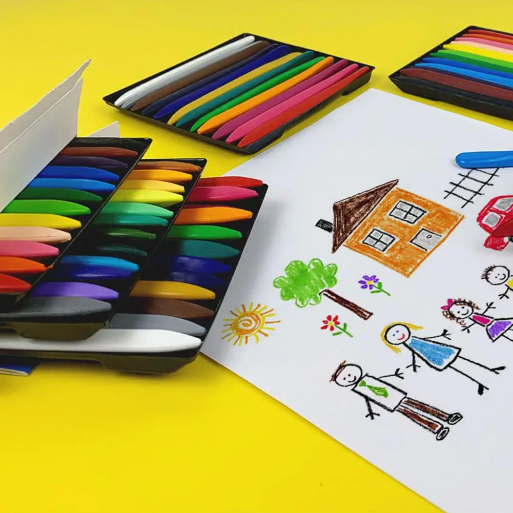 Mini Crayon Sticks Safe No Odor Rich Color Ultra-light Waterproof Preschool Kids Triangle Crayons School Supplies
Mini Crayon Sticks Safe No Odor Rich Color Ultra-light Waterproof Preschool Kids Triangle Crayons School Supplies