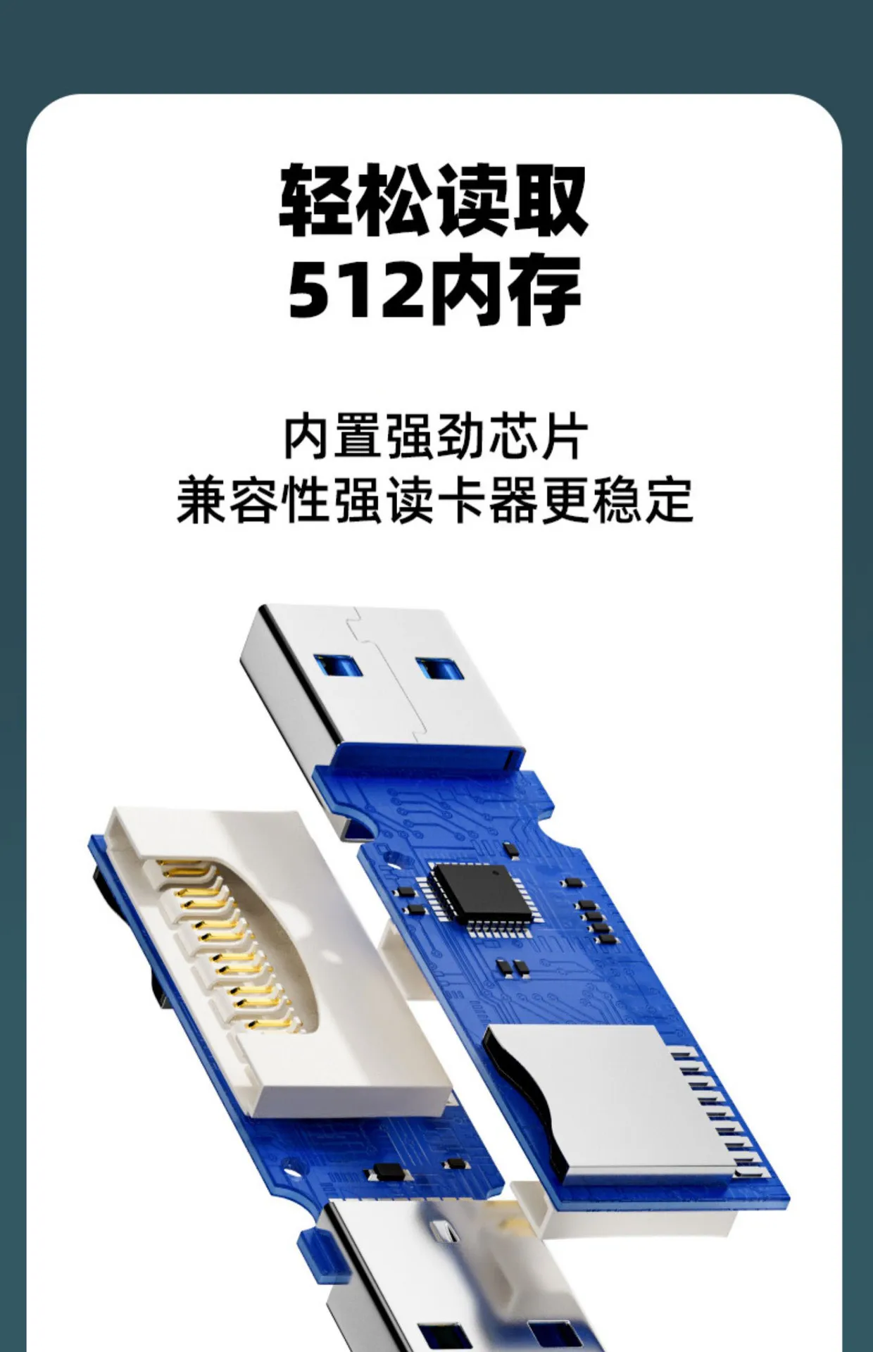 Card Reader: USB3.0 High Speed Multifunctional All-in-One SD Memory Card, TF Converter, Car Pass Camera Card Reader
Card Reader: USB3.0 High Speed Multifunctional All-in-One SD Memory Card, TF Converter, Car Pass Camera Card Reader