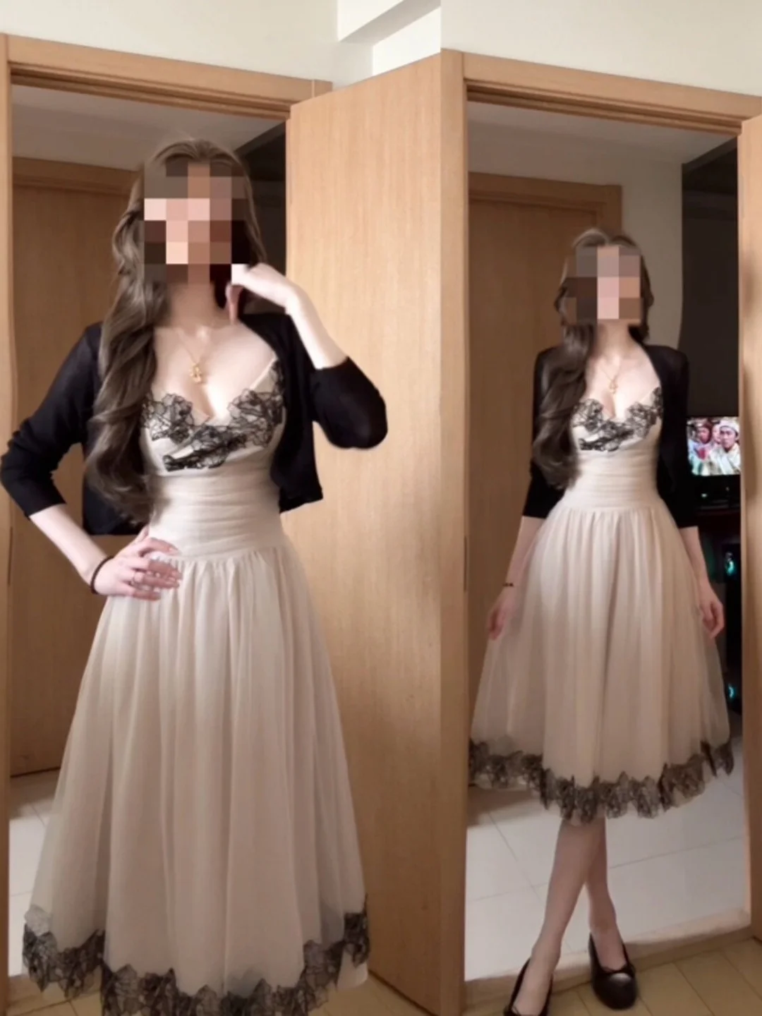 Korean Gentle Style High-End Open Cardigan Dress Two-Piece Set Fashionable V-Neck Puffy Long Skirt Summer Collection
Korean Gentle Style High-End Open Cardigan Dress Two-Piece Set Fashionable V-Neck Puffy Long Skirt Summer Collection