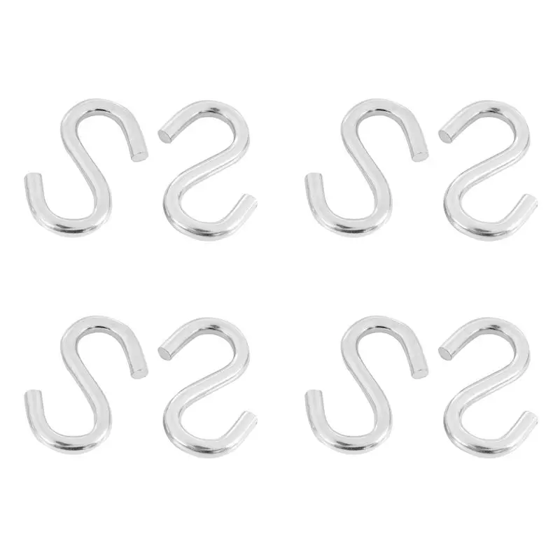 BHBD-8-Pack Heavy-Duty S Shaped Hooks Hammock S Hooks Utility Hooks, 3-Inch Long
BHBD-8-Pack Heavy-Duty S Shaped Hooks Hammock S Hooks Utility Hooks, 3-Inch Long