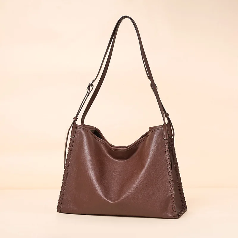 Genuine Cowhide Leather Women Underarm Bag High Quality Totes Ladies Large Capacity Fashion Commuting Shoulder Bag Sac A Main
Genuine Cowhide Leather Women Underarm Bag High Quality Totes Ladies Large Capacity Fashion Commuting Shoulder Bag Sac A Main