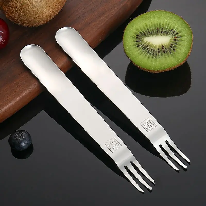2Pcs 304 Stainless Steel Fruit Fork Multi-functional 2 in 1 Spoon Fork for Desserts, Cakes, Fruit, Home, Restaurant Tableware
2Pcs 304 Stainless Steel Fruit Fork Multi-functional 2 in 1 Spoon Fork for Desserts, Cakes, Fruit, Home, Restaurant Tableware