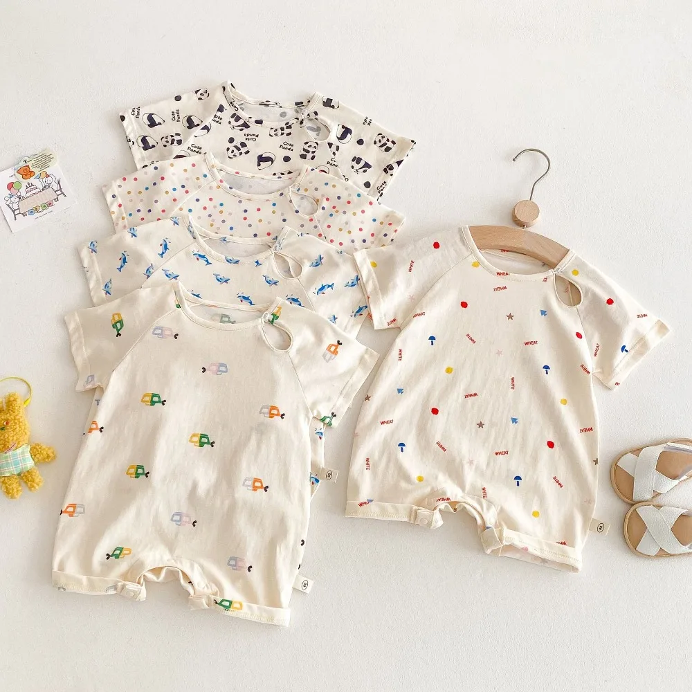 2025 Summer Baby Romper 0-2Years Cute Newborn Boy Girl Short Sleeve O-Neck Print Cotton Jumpsuit Loose Playsuit Outfits Clothes
2025 Summer Baby Romper 0-2Years Cute Newborn Boy Girl Short Sleeve O-Neck Print Cotton Jumpsuit Loose Playsuit Outfits Clothes