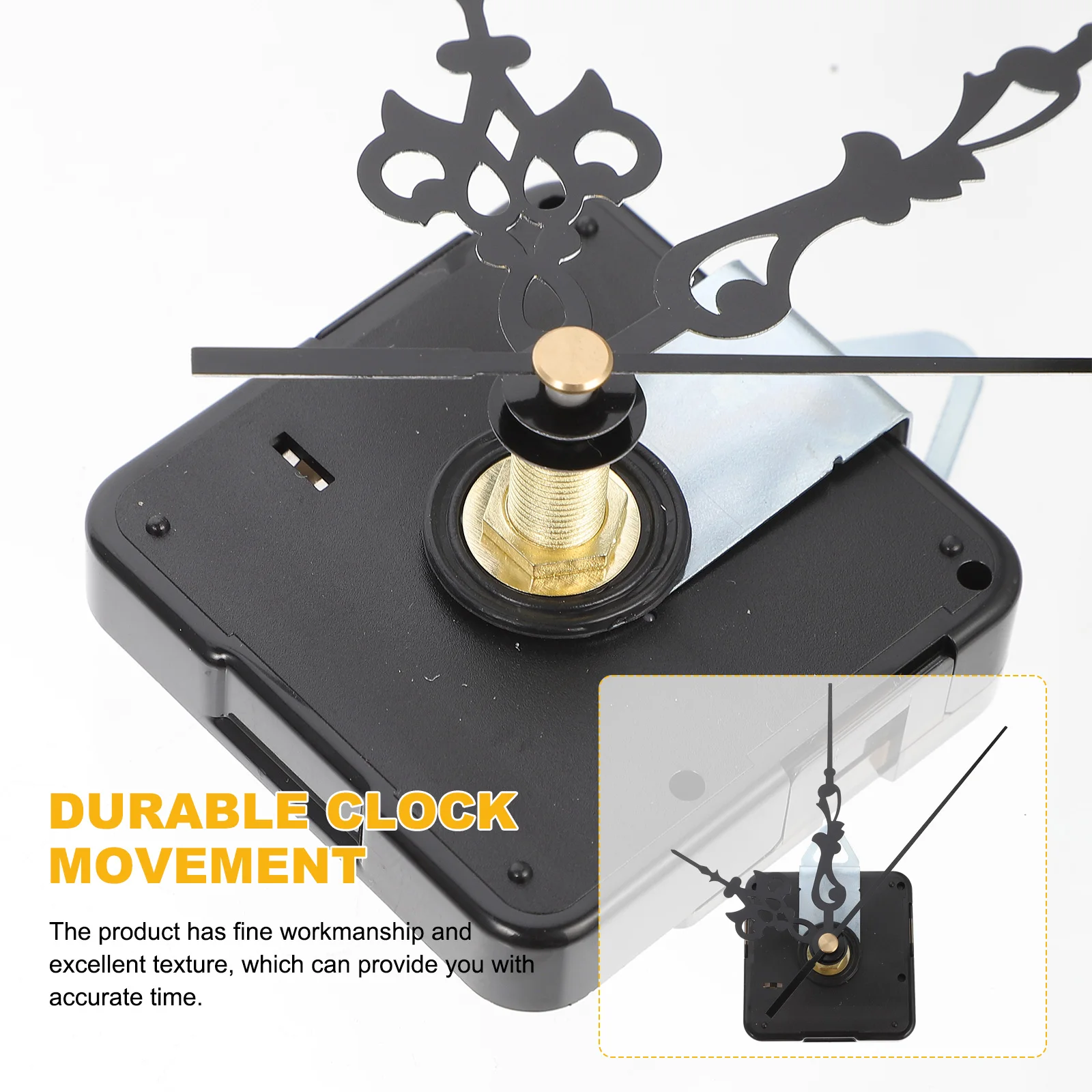1Set Clock Movement Kit Durable Simple Plastic Mechanism for DIY Home Clock Repair Replacement Parts Mute Movement
1Set Clock Movement Kit Durable Simple Plastic Mechanism for DIY Home Clock Repair Replacement Parts Mute Movement