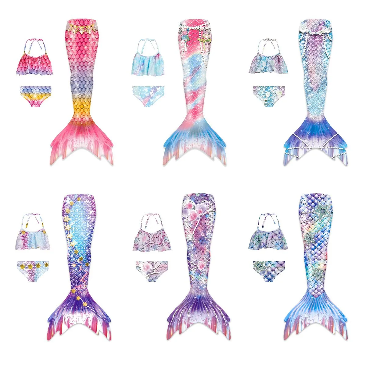 Children's Mermaid Swimsuit 2026 New Colorful Mermaid Bandeau Fish Tail Princess Dress for Girls Hot Spring Summer Vacation Wome
Children's Mermaid Swimsuit 2026 New Colorful Mermaid Bandeau Fish Tail Princess Dress for Girls Hot Spring Summer Vacation Wome