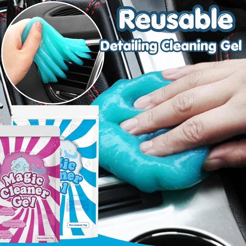 Universal Magic Cleaning Gel Sticky Dust Remover Slime Multifunctional Cleaner for Car Air Vent Keyboard Crevice Dirt Clean
Universal Magic Cleaning Gel Sticky Dust Remover Slime Multifunctional Cleaner for Car Air Vent Keyboard Crevice Dirt Clean