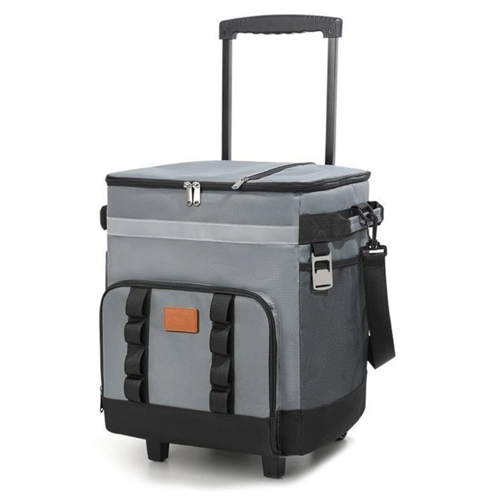 Insulated Rolling Cooler Bag Leak Proof Large Thermal Food Delivery Box Portable Lunch Backpack for Outdoor Car Travel&Takeout
Insulated Rolling Cooler Bag Leak Proof Large Thermal Food Delivery Box Portable Lunch Backpack for Outdoor Car Travel&Takeout