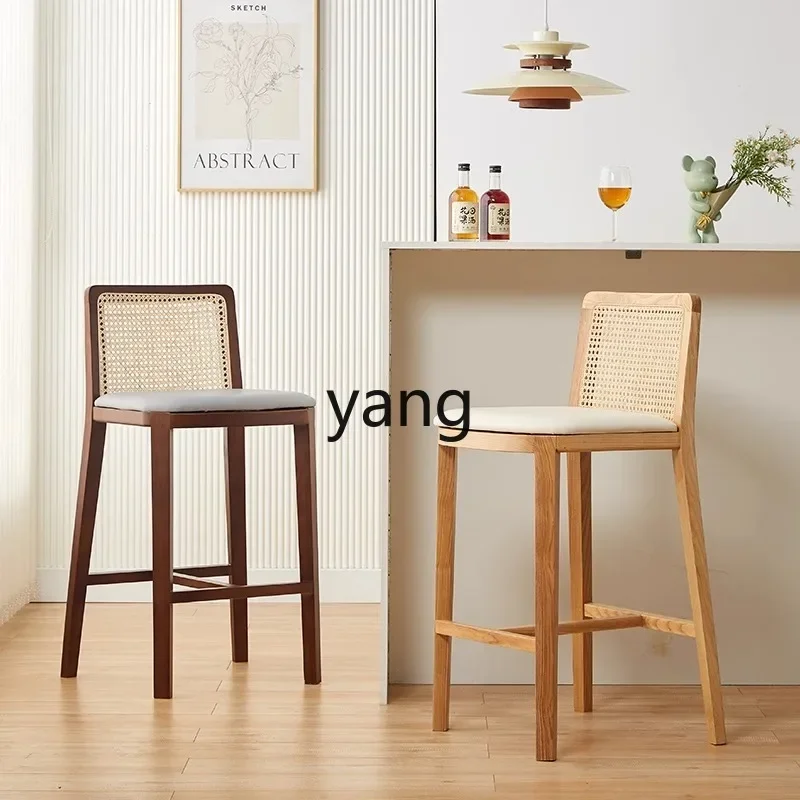 LTT solid wood bar chair simple home high bar checkout page chair
LTT solid wood bar chair simple home high bar checkout page chair