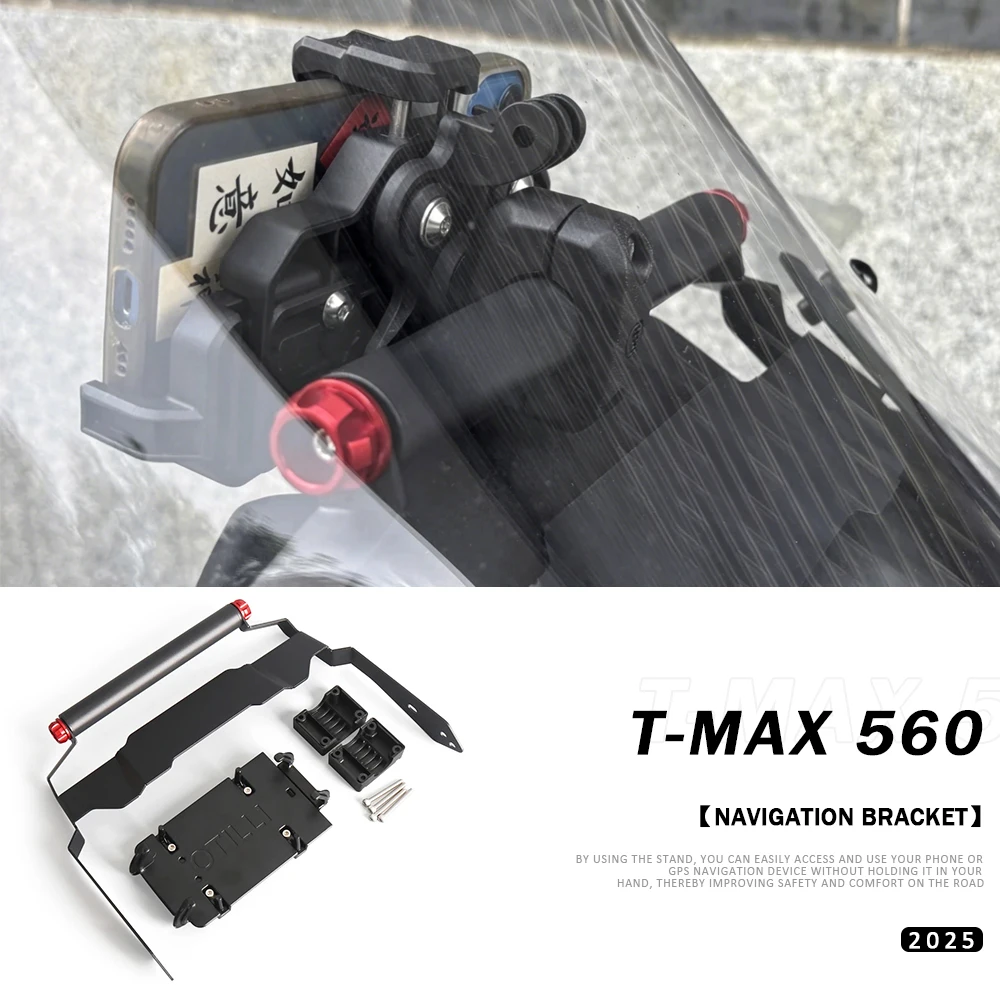 Motorcycle Stand Holder Mobile Phone Navigation Bracket Support 22mm For YAMAHA TMAX T MAX 560 T-MAX560 TMAX560 2025 Accessories
Motorcycle Stand Holder Mobile Phone Navigation Bracket Support 22mm For YAMAHA TMAX T MAX 560 T-MAX560 TMAX560 2025 Accessories