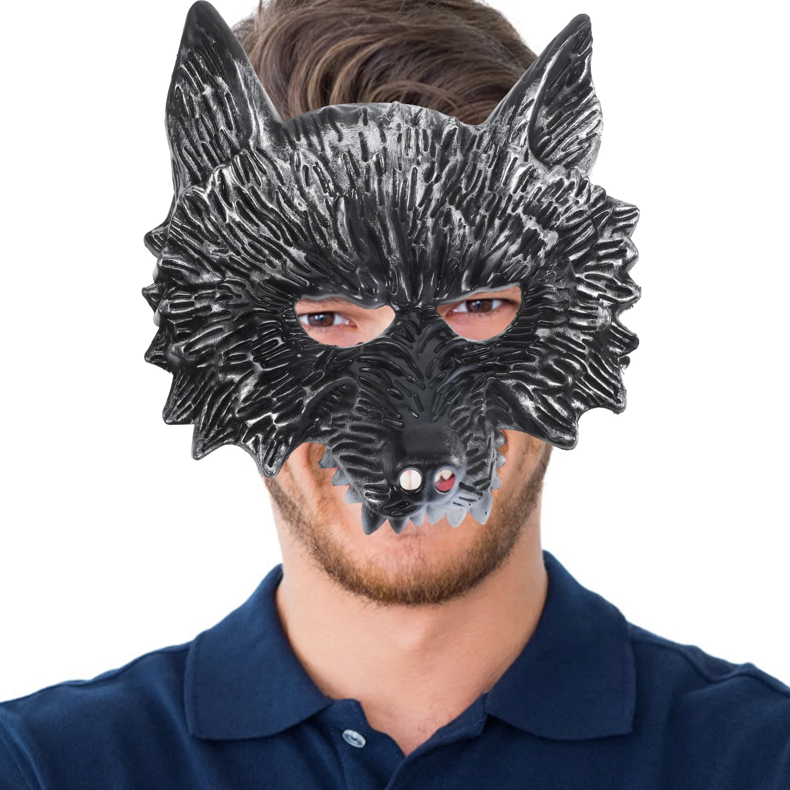 Маска волка на Хэллоуин, 3D реалистичная маска для рукоделия, маска для косплея, реквизит для выступлений, костюмные шары, фестивали, реквизит для косплея
Маска волка на Хэллоуин, 3D реалистичная маска для рукоделия, маска для косплея, реквизит для выступлений, костюмные шары, фестивали, реквизит для косплея