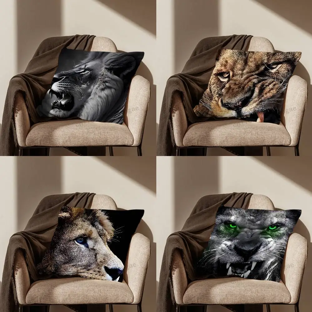 Animal Lion Roar Throw Pillow Case For 45*45cm,55*55cm,30*30cm For Home Bedroom Decoration And Protector
Animal Lion Roar Throw Pillow Case For 45*45cm,55*55cm,30*30cm For Home Bedroom Decoration And Protector