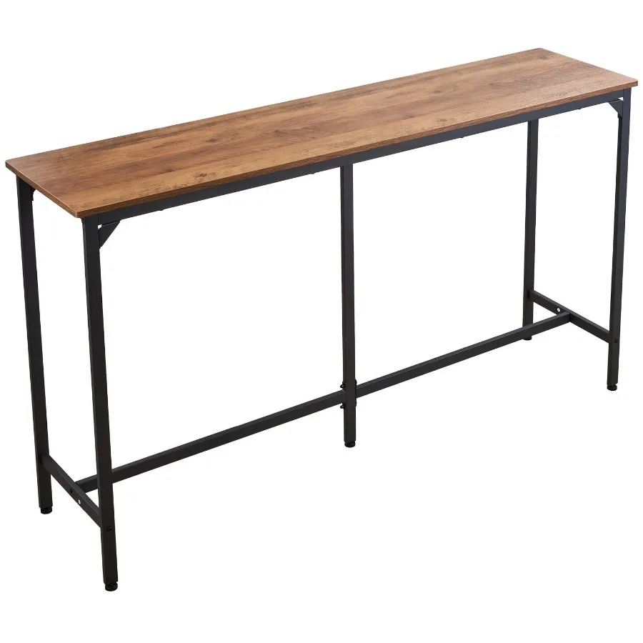 Bar Table 1PCS 63″ Kitchen Bar Table Tall Dining Table with Smooth Rounded Edge Rectangular High Top Table for Balcony or Livin
Bar Table 1PCS 63″ Kitchen Bar Table Tall Dining Table with Smooth Rounded Edge Rectangular High Top Table for Balcony or Livin