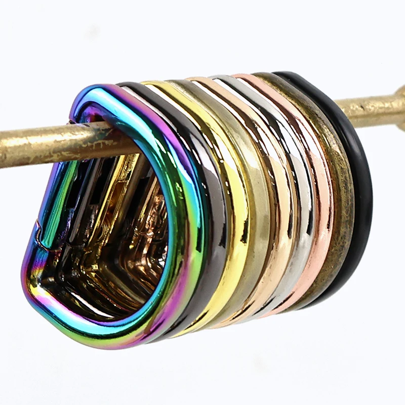 2/5/10Pcs 16-28mm Metal Buckle D Ring Spring Keychain Hook Bag Strap Connect Rings Carabiner Clip Snap Hooks Hardware Accessory
2/5/10Pcs 16-28mm Metal Buckle D Ring Spring Keychain Hook Bag Strap Connect Rings Carabiner Clip Snap Hooks Hardware Accessory