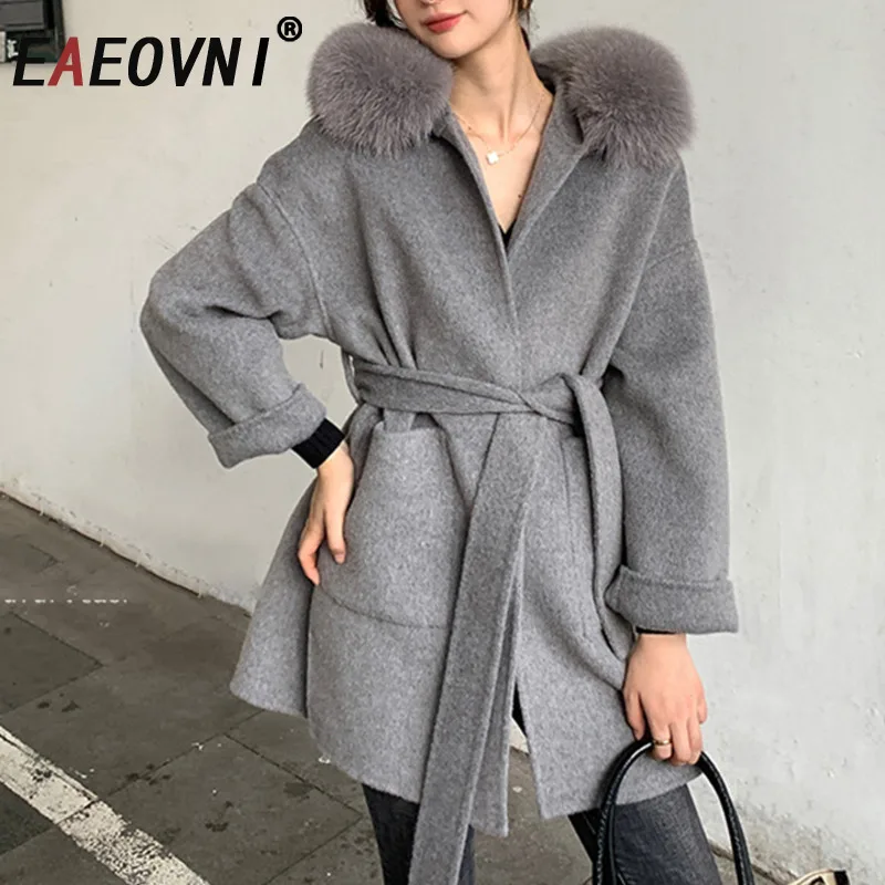 EAEOVNI, новое зимнее модное шерстяное пальто, женское высококачественное меховое пальто с капюшоном, однотонная шерстяная куртка с поясом, темпераментная одежда
EAEOVNI, новое зимнее модное шерстяное пальто, женское высококачественное меховое пальто с капюшоном, однотонная шерстяная куртка с поясом, темпераментная одежда