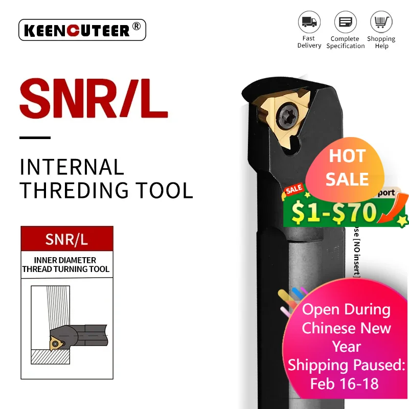 Токарный инструмент SNR/L0010K11 SNR/L0016Q16 SNR0020R22 SNR0025S22, резец с внутренней резьбой, карбидный резец 16IR, CNC, SNR
Токарный инструмент SNR/L0010K11 SNR/L0016Q16 SNR0020R22 SNR0025S22, резец с внутренней резьбой, карбидный резец 16IR, CNC, SNR