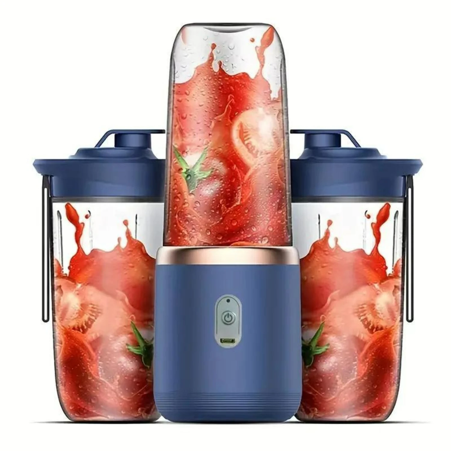 Small, Convenient Multifunctional Portable USB Rechargeable Fruit & Vegetable Blender - Perfect Juicer Cup for Boyfriend & Girlf
Small, Convenient Multifunctional Portable USB Rechargeable Fruit & Vegetable Blender - Perfect Juicer Cup for Boyfriend & Girlf