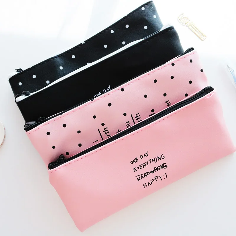 Simple Dot Letter Pencil Case Boys Girls Kids Students Waterproof PU Leather Pen Bag Stationery Holder Office School Supplies
Simple Dot Letter Pencil Case Boys Girls Kids Students Waterproof PU Leather Pen Bag Stationery Holder Office School Supplies