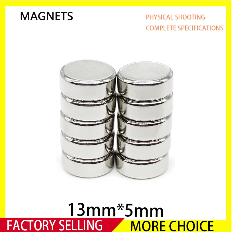 5~100PCS 13x5mm Neodymium Magnet 13mm x 5mm N35 NdFeB Round Super Powerful Strong Permanent Magnetic imanes Disc 13*5mm
5~100PCS 13x5mm Neodymium Magnet 13mm x 5mm N35 NdFeB Round Super Powerful Strong Permanent Magnetic imanes Disc 13*5mm