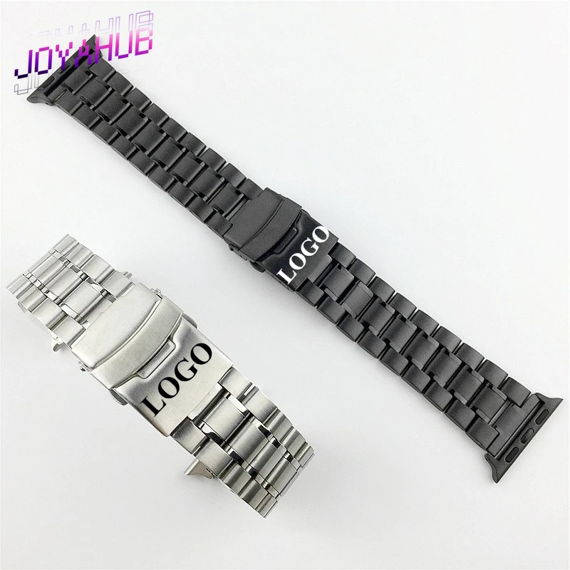 Custom LOGO for Apple Watch 1234 Five Bead Stainless Steel Strap Solid Safety Buckle Matte Watch Modification Accessories OEM
Custom LOGO for Apple Watch 1234 Five Bead Stainless Steel Strap Solid Safety Buckle Matte Watch Modification Accessories OEM